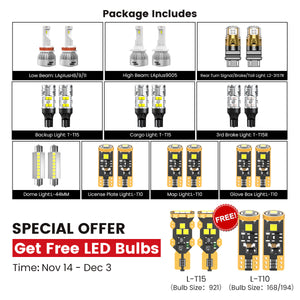 Fit for 2016-2018 Ram HD 2500/3500 LED Bulbs Upgrade | Tested and Verified