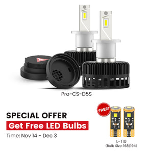 Fit for 2016-2018 Chevrolet Silverado 1500 Custom D5S HID to LED Conversion Bulbs | Pro-DC Series