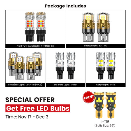 Fit for 2025-2026 Ram 1500 LED Exterior Lights Upgrade | Tested and Verified