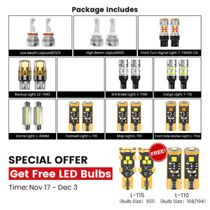 Fit for 2019-2024 Ram 1500 LED Bulbs Upgrade | Tested and Verified