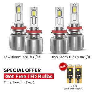 Fit for 2016-2023 Toyota Tacoma The Brightest LED Bulbs Upgrade | Tested and Verified