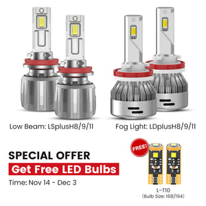 Fit for 2016-2023 Toyota Tacoma The Brightest LED Bulbs Upgrade | Tested and Verified