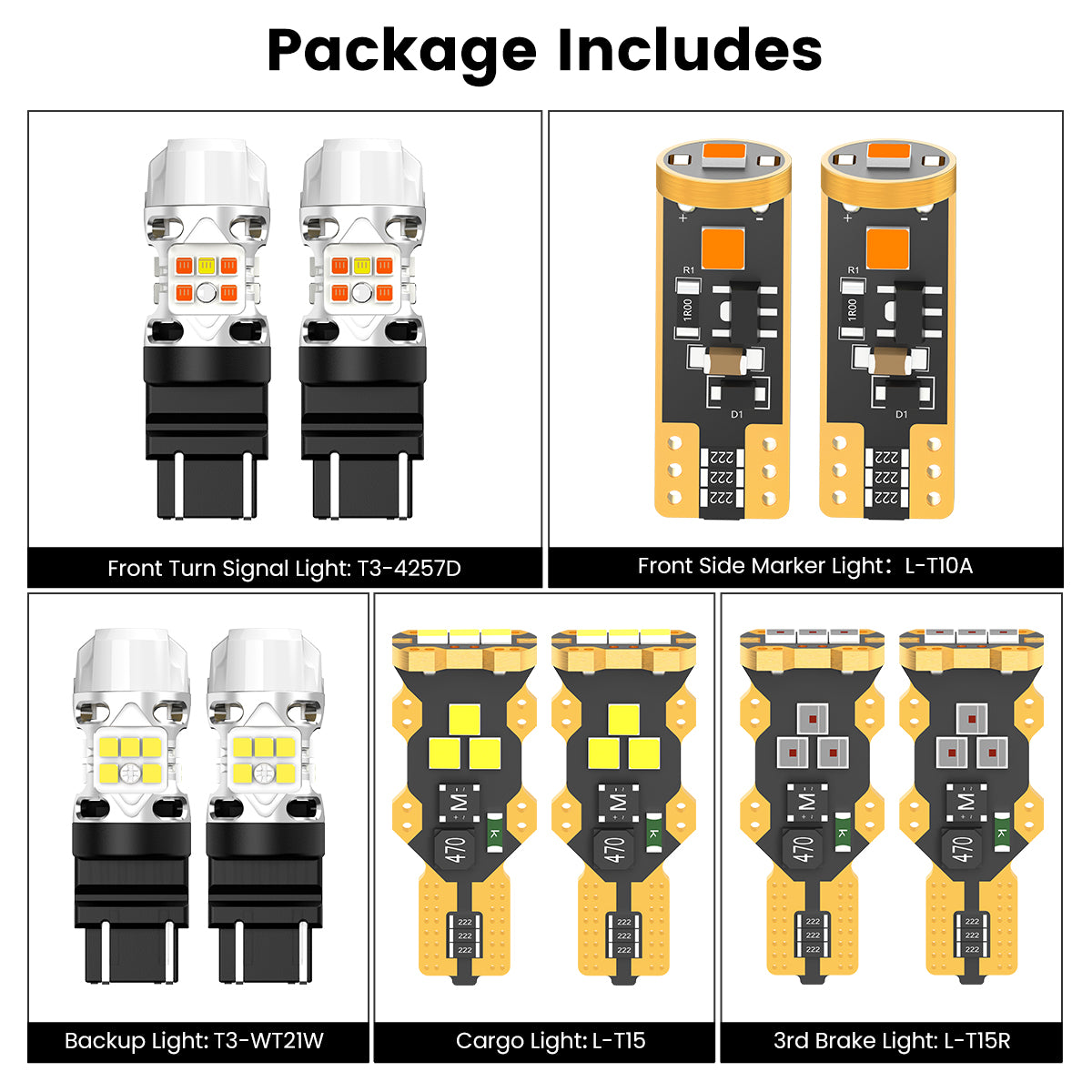 Fit for 2022-2025 Ford Maverick LED Bulbs Exterior Lights