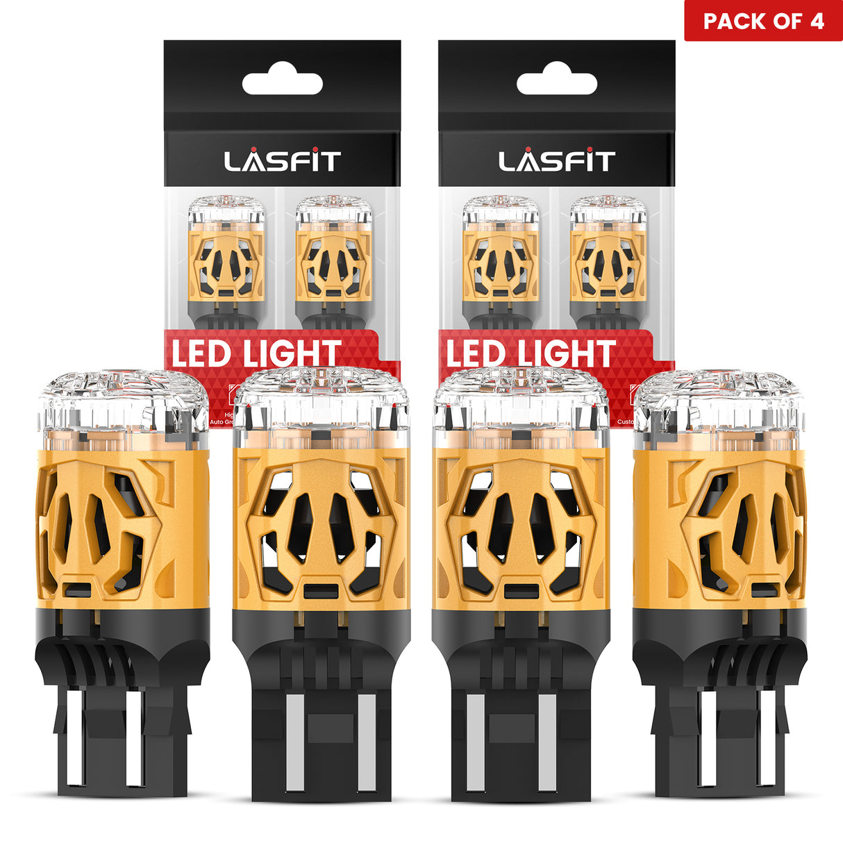 Lasfit D-7443R led bulbs 2 pairs