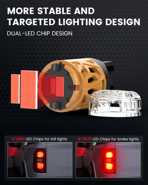 Lasfit D-7443R led bulbs dual led chips design