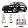 Lasfit H7 led low beam high beam headlight bulbs fit for 2018-2021 Volkswagen Tiguan