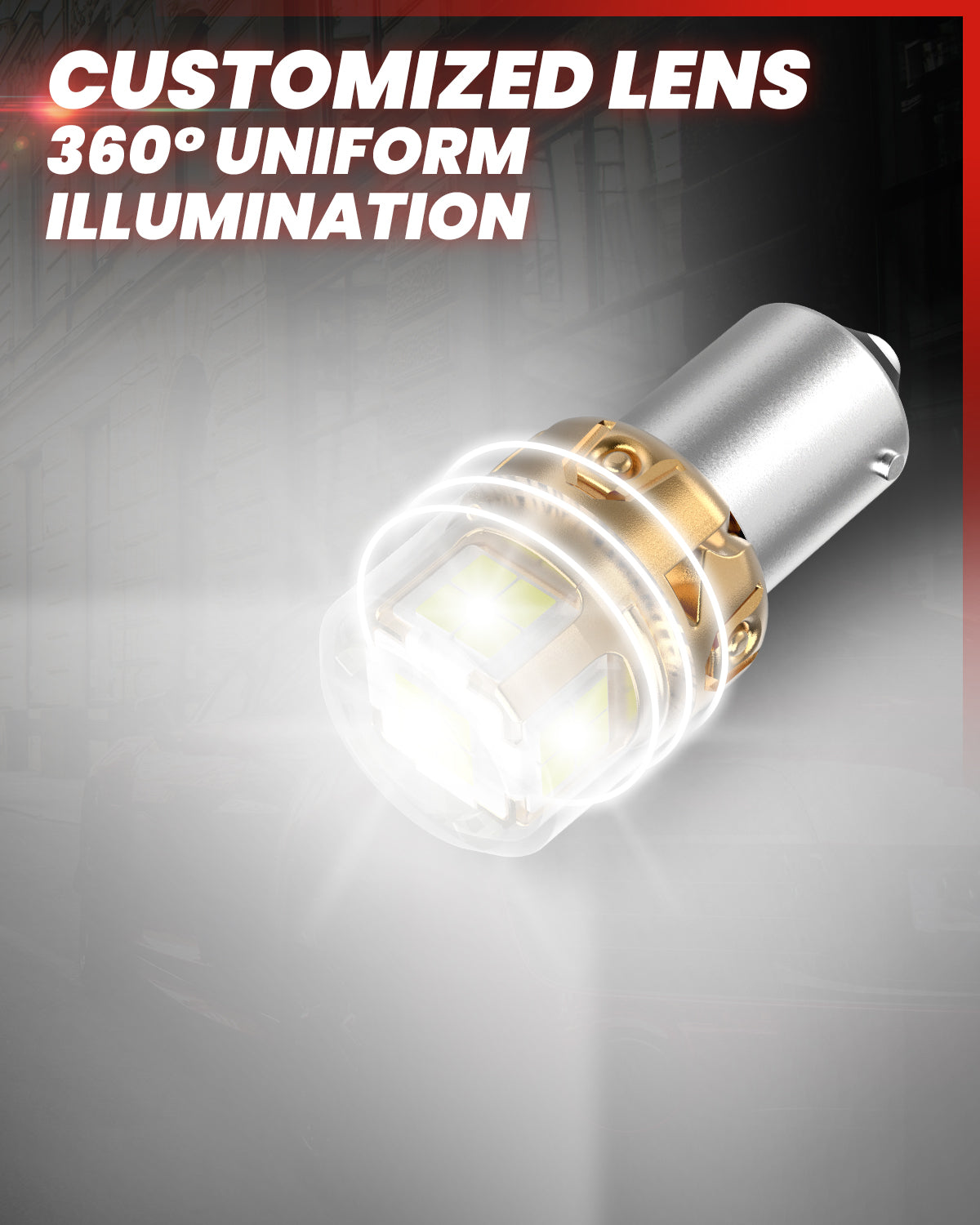 1156 1073 7506 1141 LED Reverse Backup Light Bulb Xenon White 2 Bulbs Upgraded L2 Series
