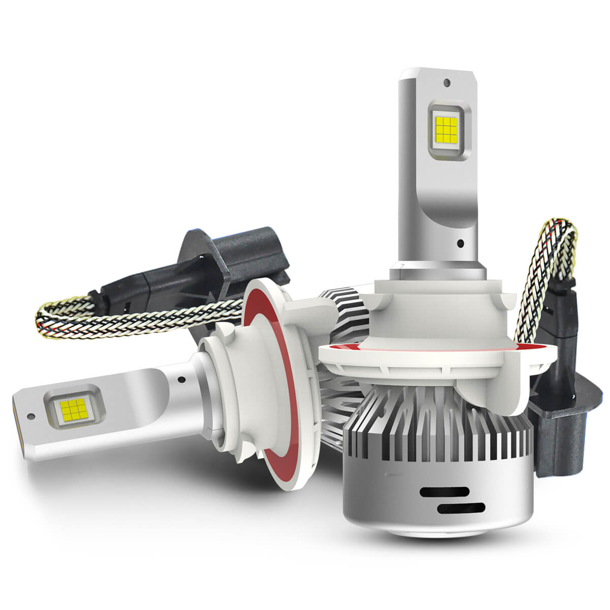 LASFIT H13 9008 LED Headlight Conversion Kit – 50W, 5000 Lumens, 6000K Cool White