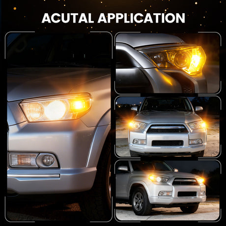 Lasfit amber 1156 led bulbs application