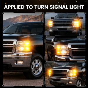 Lasfit amber 3157 led bulbs application