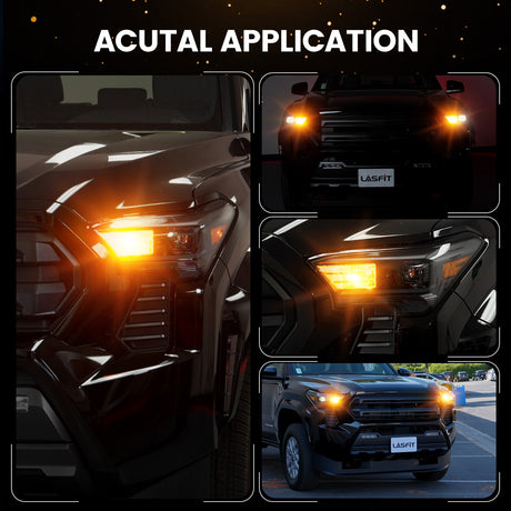 Lasfit amber 7443 led bulbs application