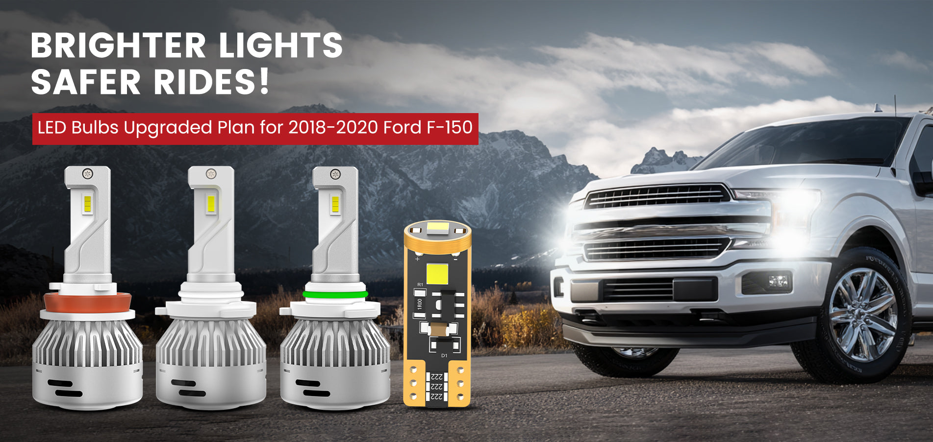Lasfit best LED Bulbs for 2018-2020 Ford F-150