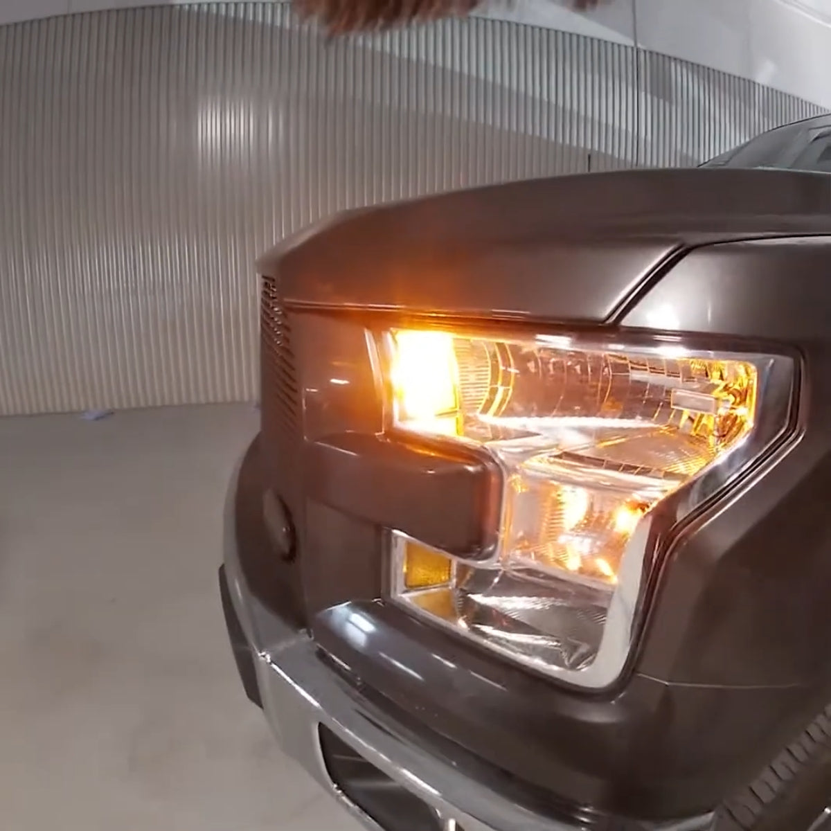 Lasfit bright and pure amber led front turn signal lights for 2021-2023 Ford F-150