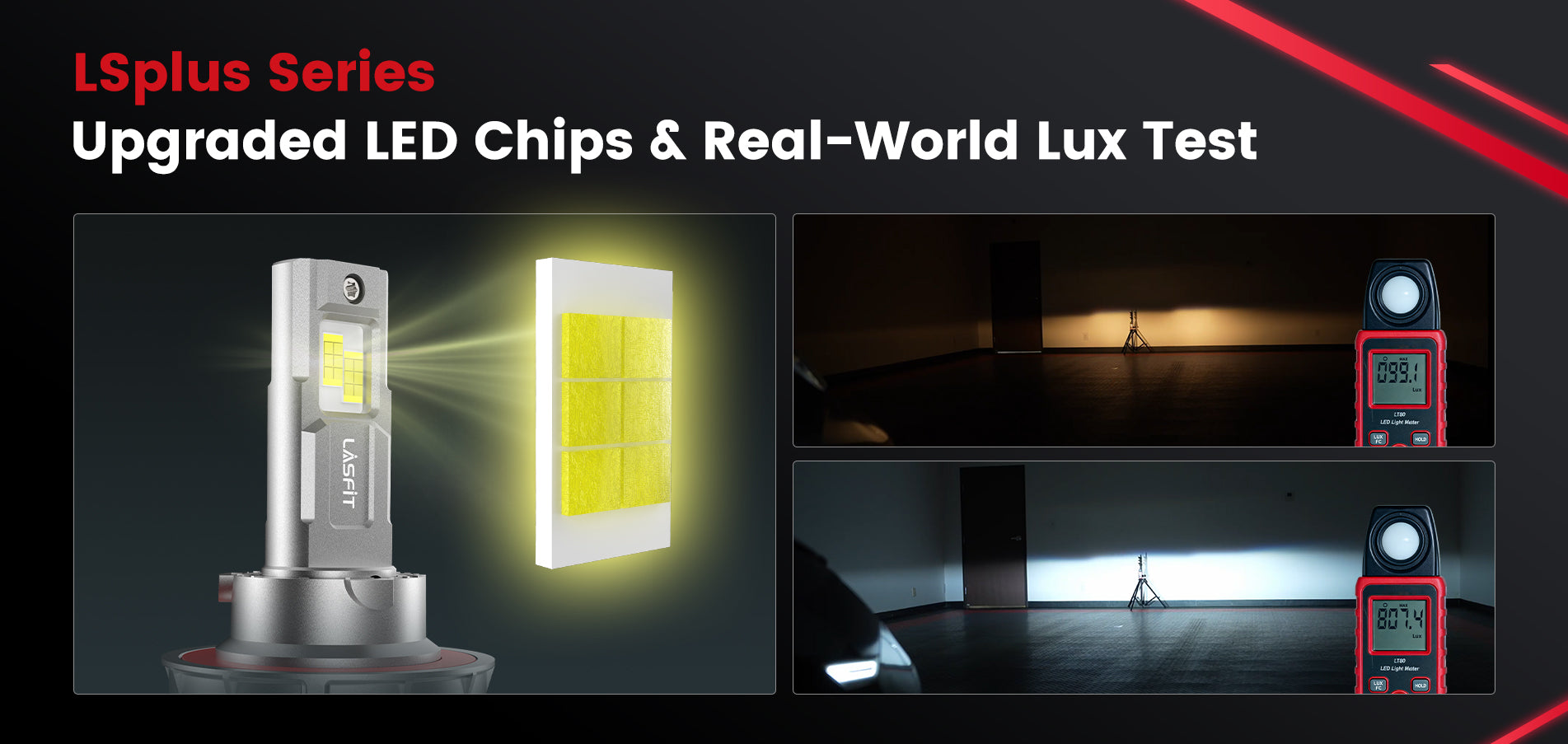 Lasfit brightest H13 led headlight bulbs