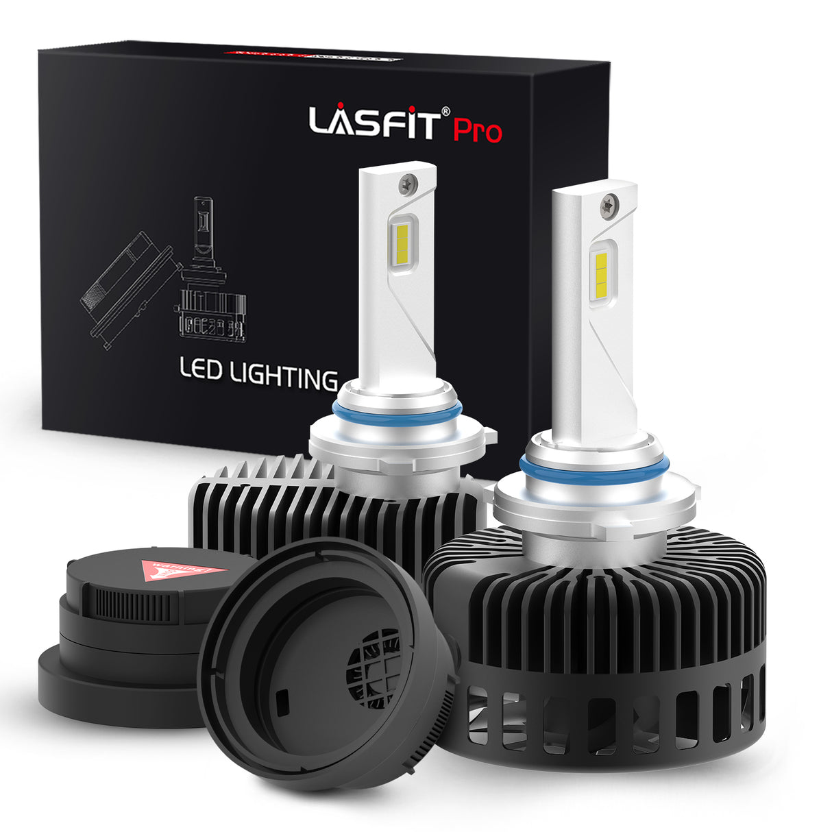 Lasfit custom-made led headlight high beam bulbs for 2015-2025 Ford Transit