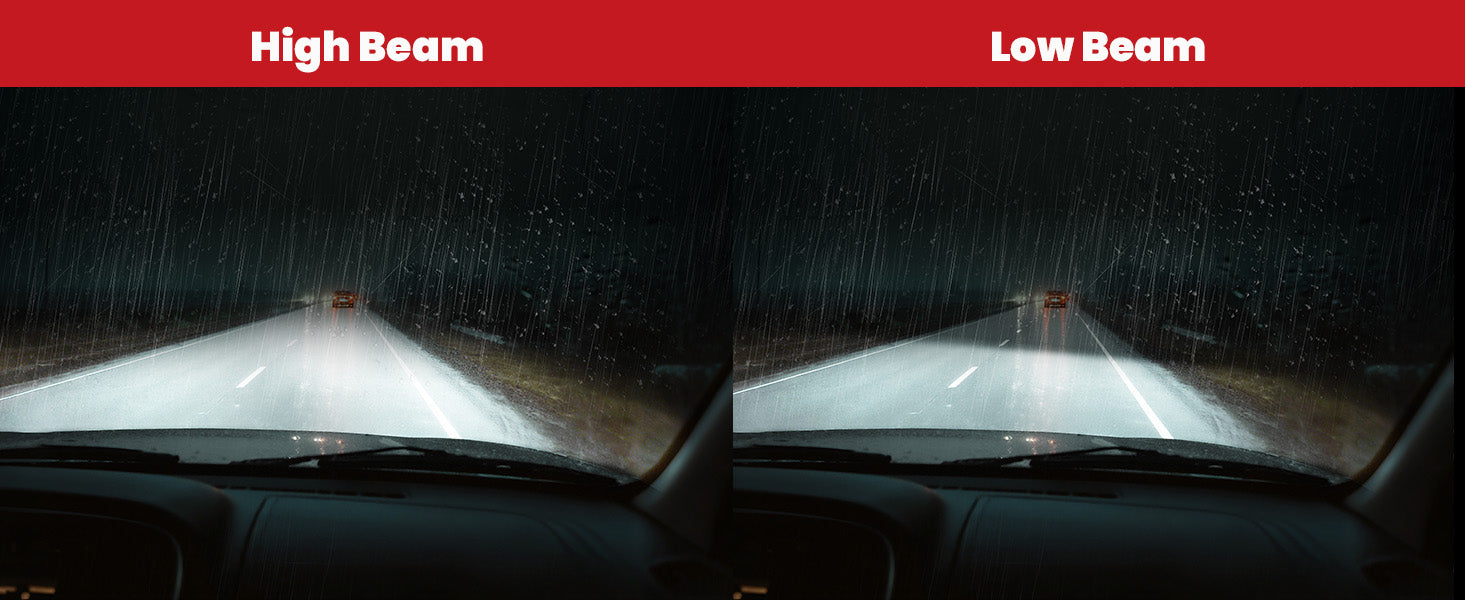 Lasfit bright led headlights rainny night performance