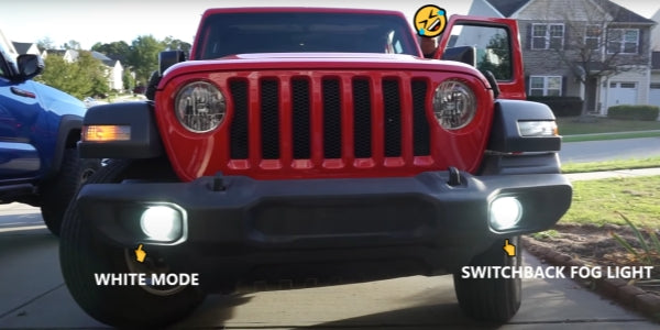 switchback 5202 led fog lights white color