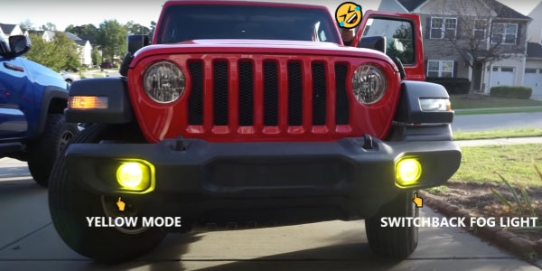 switchback 5202 led fog lights yellow color