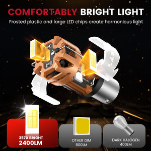 Lasfit 1156 led bulbs comfortably bright light
