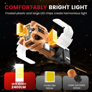 Lasfit 3157 led bulbs comfortably bright light