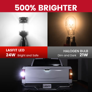Lasfit 7443 led bulbs 500% brighter