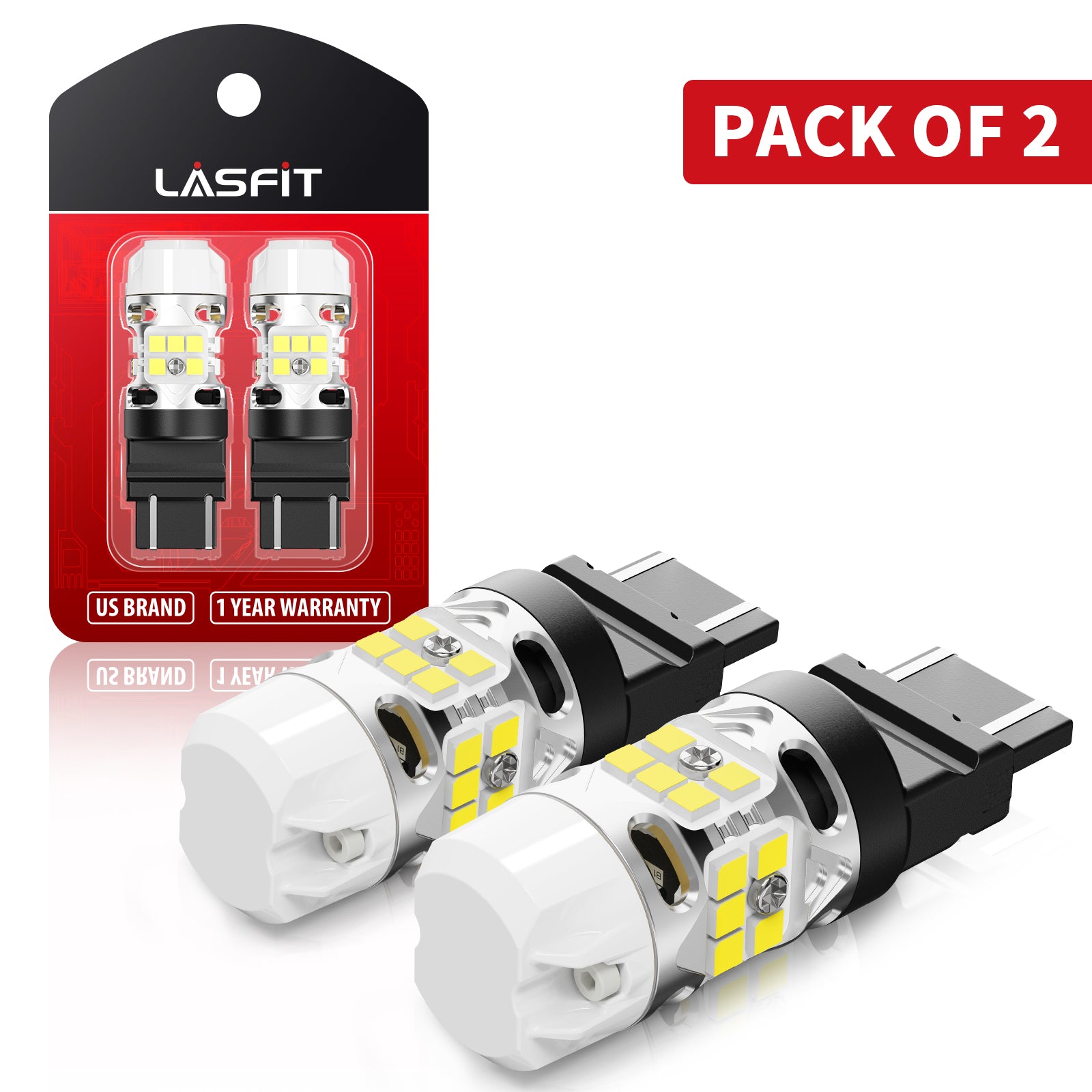 WT21W CANBUS LED Back-Up Reverse Light Bulb｜Lasfit