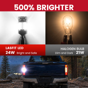Lasfit white WT21W led bulbs 500% brighter
