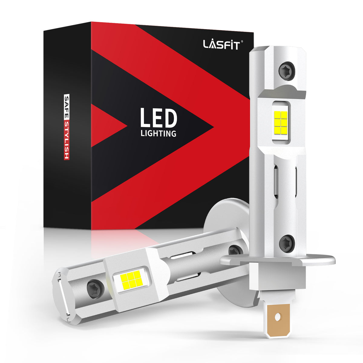 L1 Plus H1 LED Bulbs 40W 4000LM 6000K | 2 Bulbs – Lasfit®