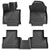 Lexus NX 2022-2025 Custom Floor Mats TPE Material 1st & 2nd Row