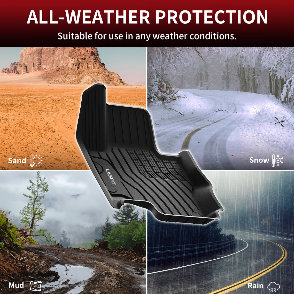 Mercedes-Benz GLE All Weather Floor Mats