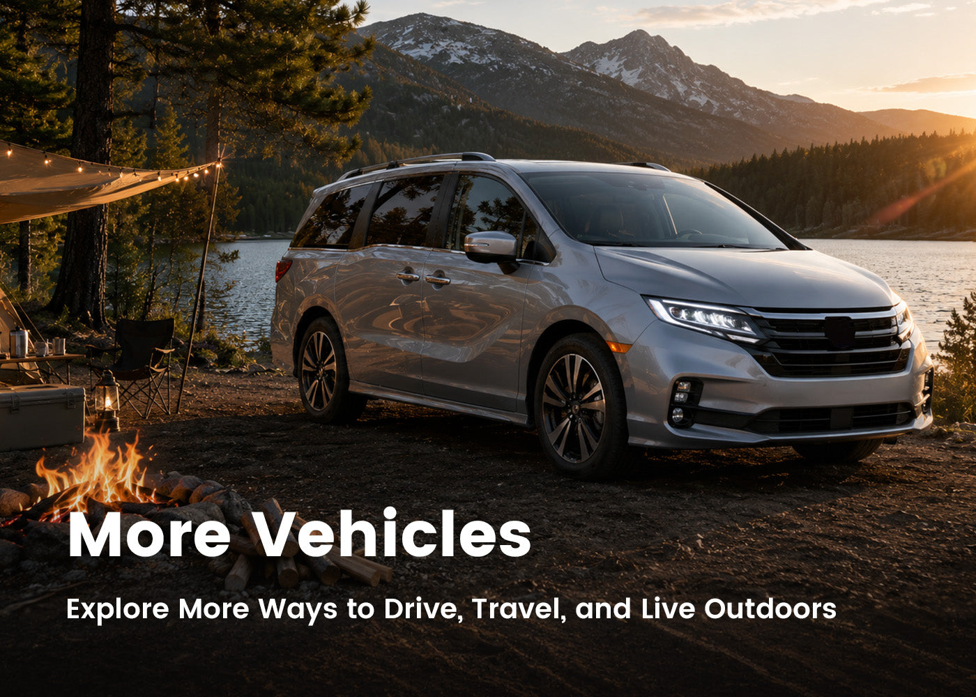 More vehicles for driving, travel and outdoor lifestyles