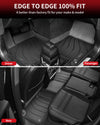 Porsche Cayenne/Cayenne E-Hybrid/Cayenne Coupe 2019-2023 Custom Fit Floor Mats Edge to Edge