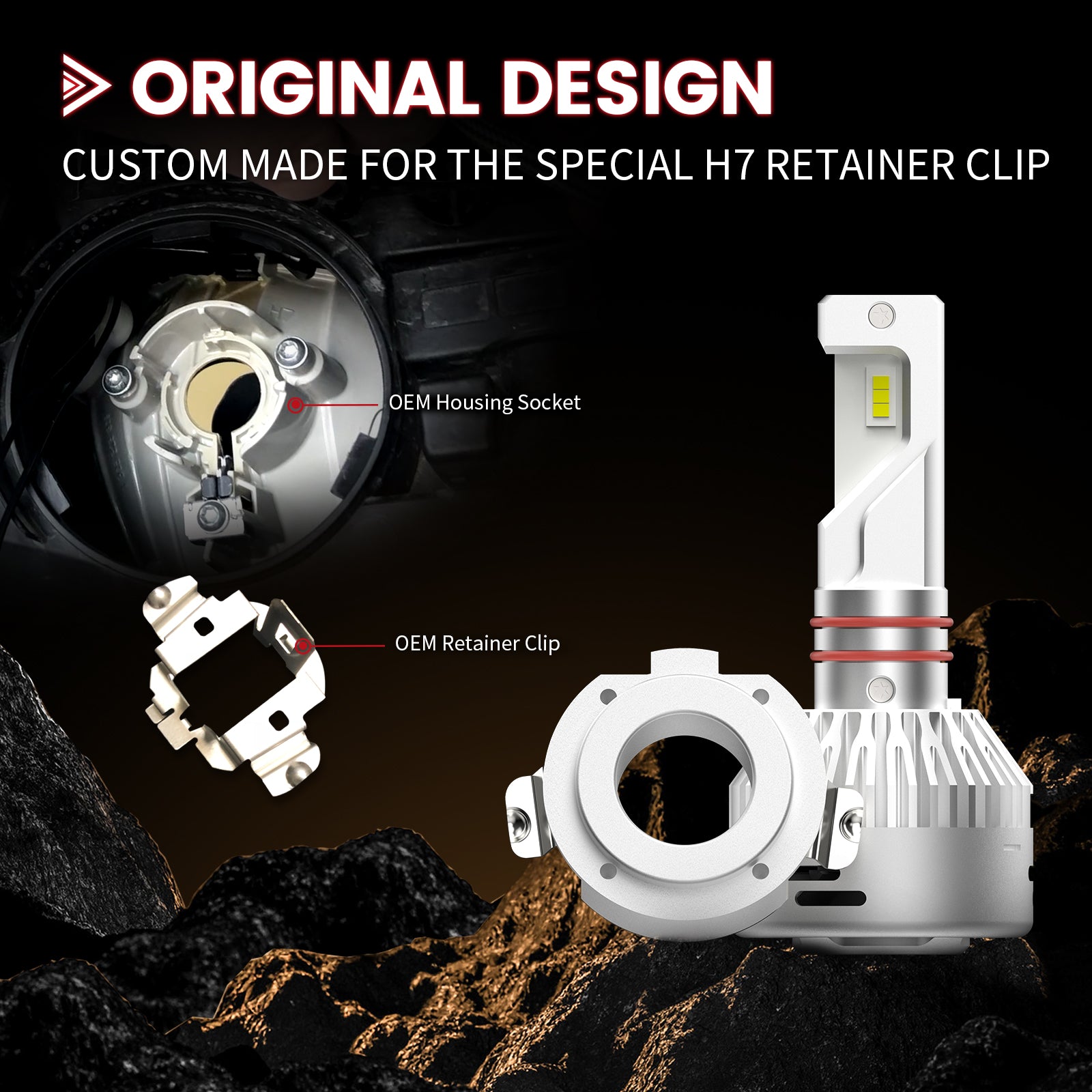 Custom H7 LED Bulbs For Mercedes Volkswagen | Plug n Play