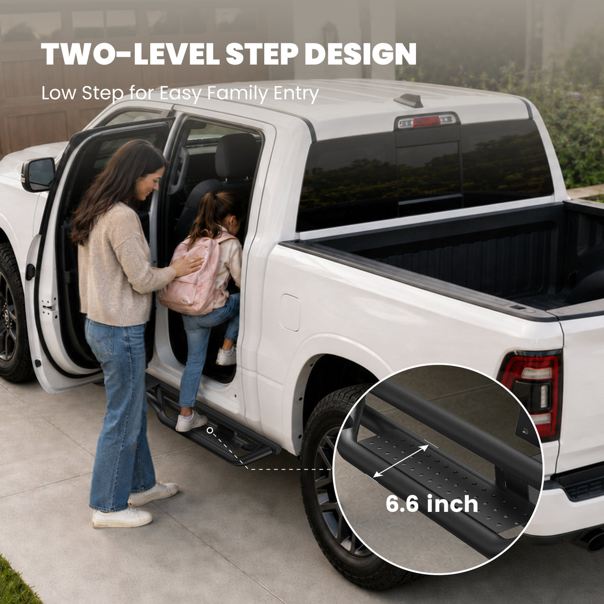 Fit for 2019-2026 Ram 1500 Running Boards Side Steps, Fit Crew Cab Only