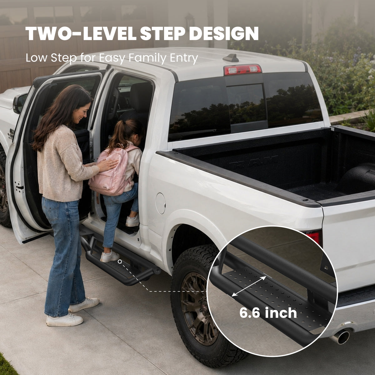 Fit for 2009-2018 Ram 1500 Running Boards Side Steps, Fit Crew Cab ONLY