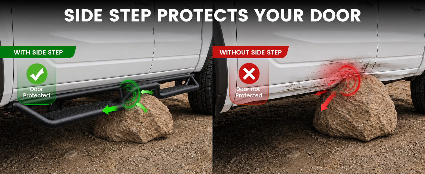 lasfit side steps for 2019-2026 Ram 1500 