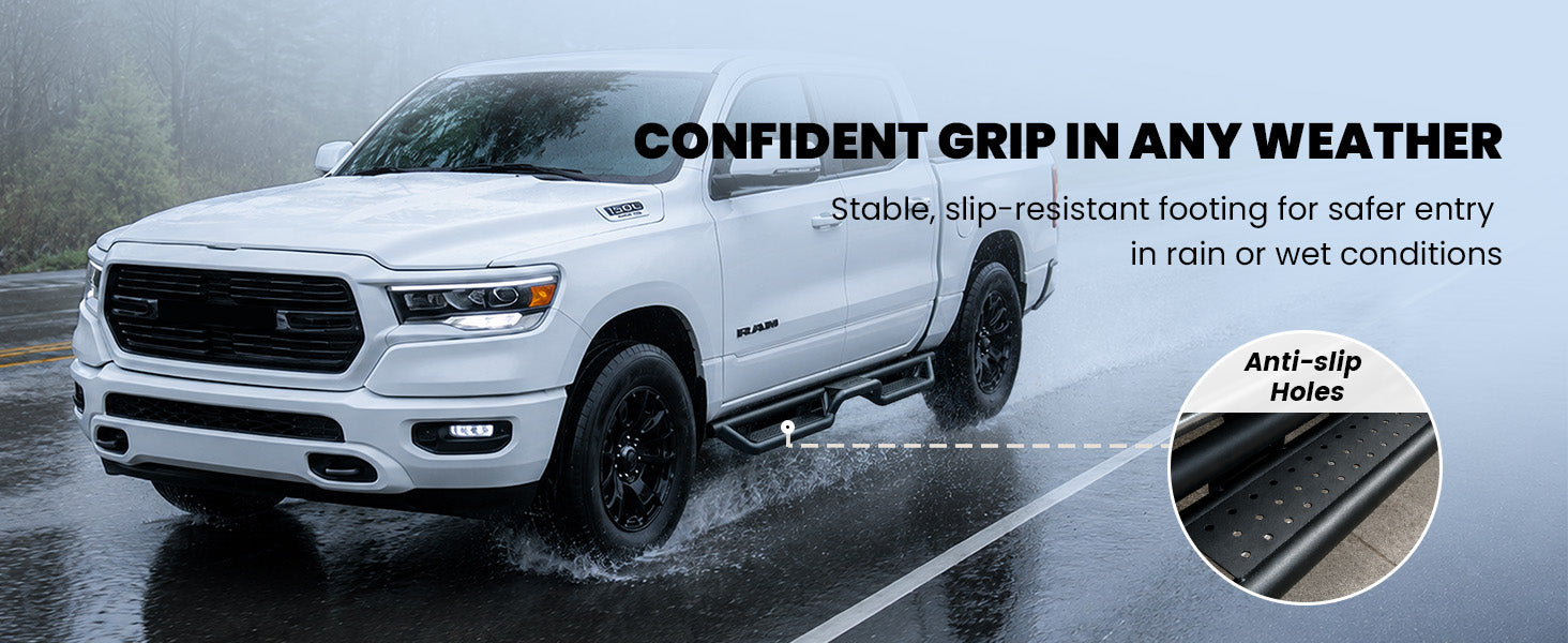 lasfit side steps for 2019-2026 Ram 1500 