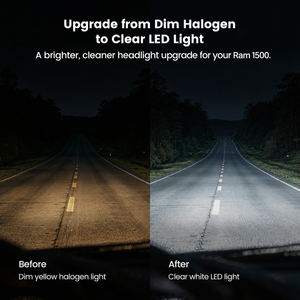 Fit for 2019-2024 Ram 1500 LED Bulbs Upgrade | Tested and Verified