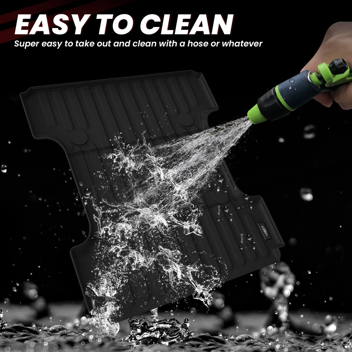 Fit for 2002-2025 Ram 2500 3500 Heavy Duty 6'4" Bed Mat, Don't fit with Optional Rambox