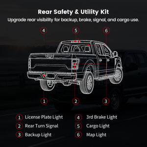 Fit for 2021-2023 Ford F-150 LED Bulbs | Full Exterior & Interior LED Upgrade