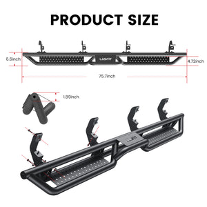 Fit for 2019-2026 Chevrolet Silverado 1500 Running Boards Side Steps, Fit Crew Cab ONLY