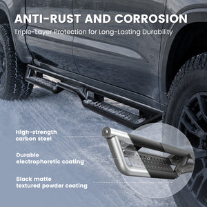Fit for 2019-2026 Chevrolet Silverado 1500 Running Boards Side Steps, Fit Crew Cab ONLY