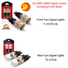 Fit for Toyota Camry 2002-2006 LED Bulbs Exterior Interior Light Bulbs Plug n Play