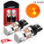 7443 7440 7444 7442 Amber CanBus LED Bulbs Turn Signal Light | Error Free Anti Hyper Flash CK Socket, T3 Series Upgraded Version | 2 Bulbs