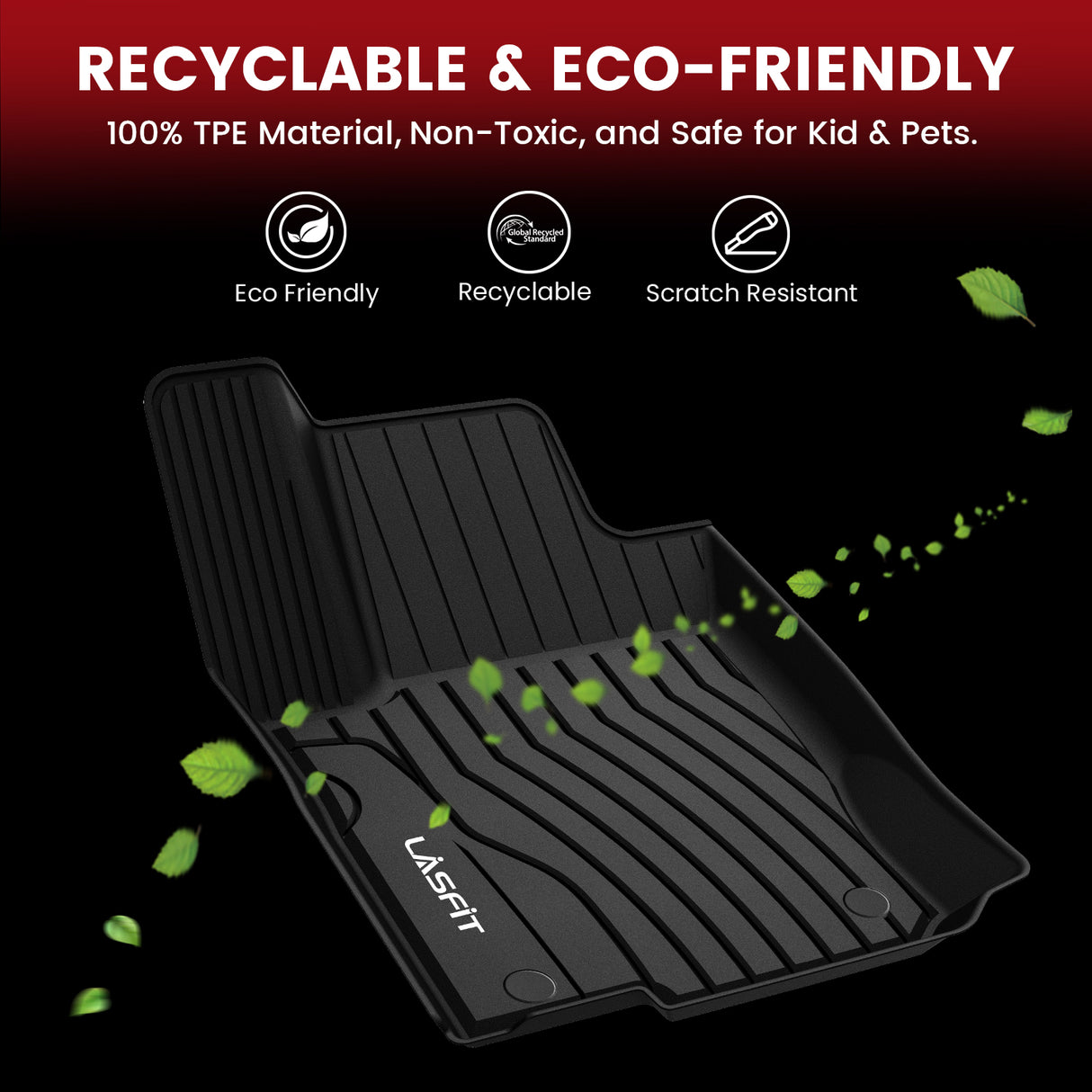 Fit for 2016-2022 Mercedes-Benz GLC TPE Material Floor Mats or Cargo Mat