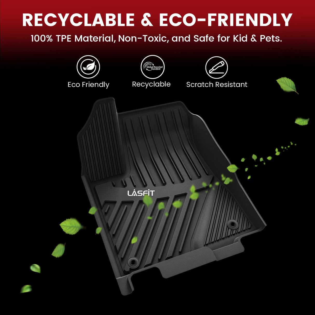 Fit for 2013-2018 Toyota RAV4 Floor Mats or Cargo Mat, Fit Gas Only