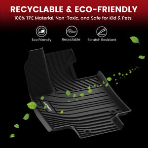 Fit for 2016-2023 Toyota Tacoma Floor Mats, Fit Automatic Transmission Only