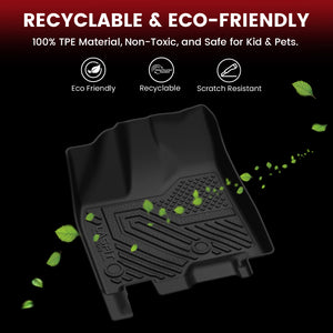 Fit for 2013-2020 Toyota Sienna Floor Mats & Cargo Mat, Fit Fixed center console