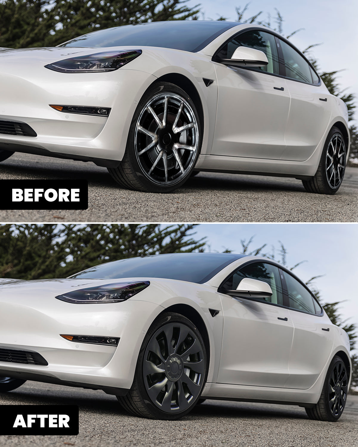 Tesla Model 3 Wheel Covers Hub Caps Lasfit