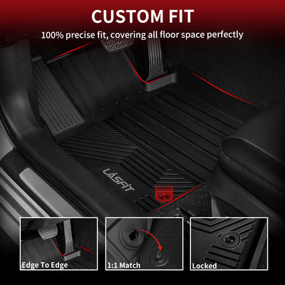 Toyota Camry 2018-2024 Custom Floor Mats TPE Material Custom Fit